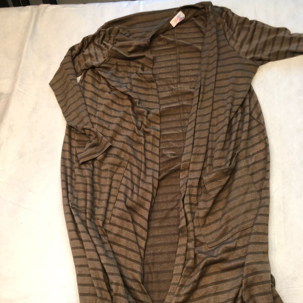 Brown Sarah cardigan from Lularoe